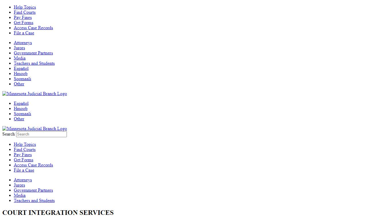 Minnesota Judicial Branch - QueryServices